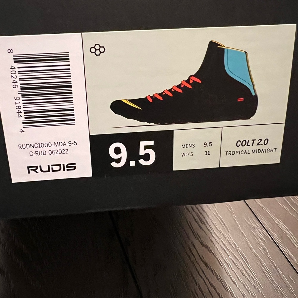 Rudis Colt 2.0 Athletic Shoes - Black, Orange, Blue